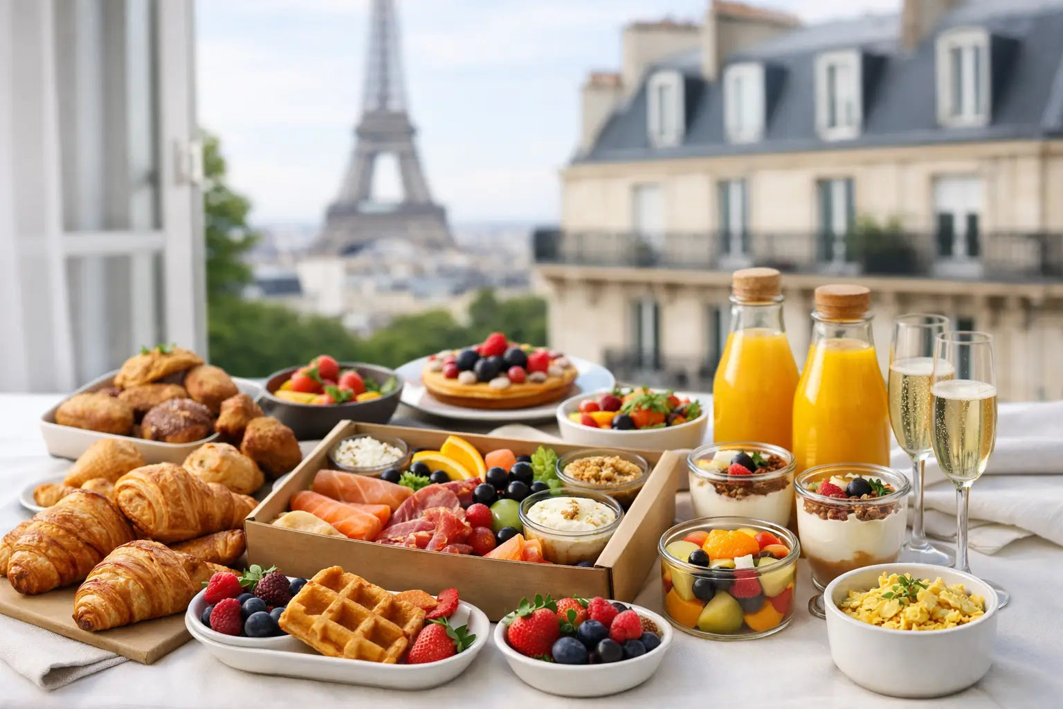 Brunch anniversaire livré à Paris