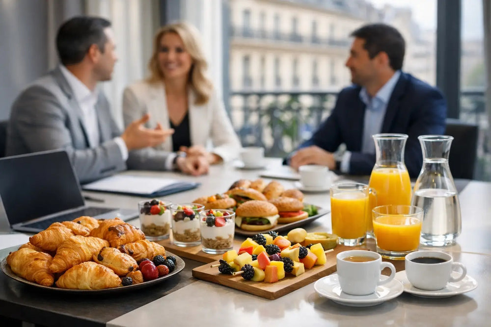 Petit déjeuner réunion traiteur à Paris