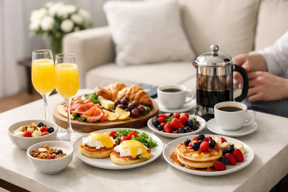 Brunch duo à domicile, chic et sans effort