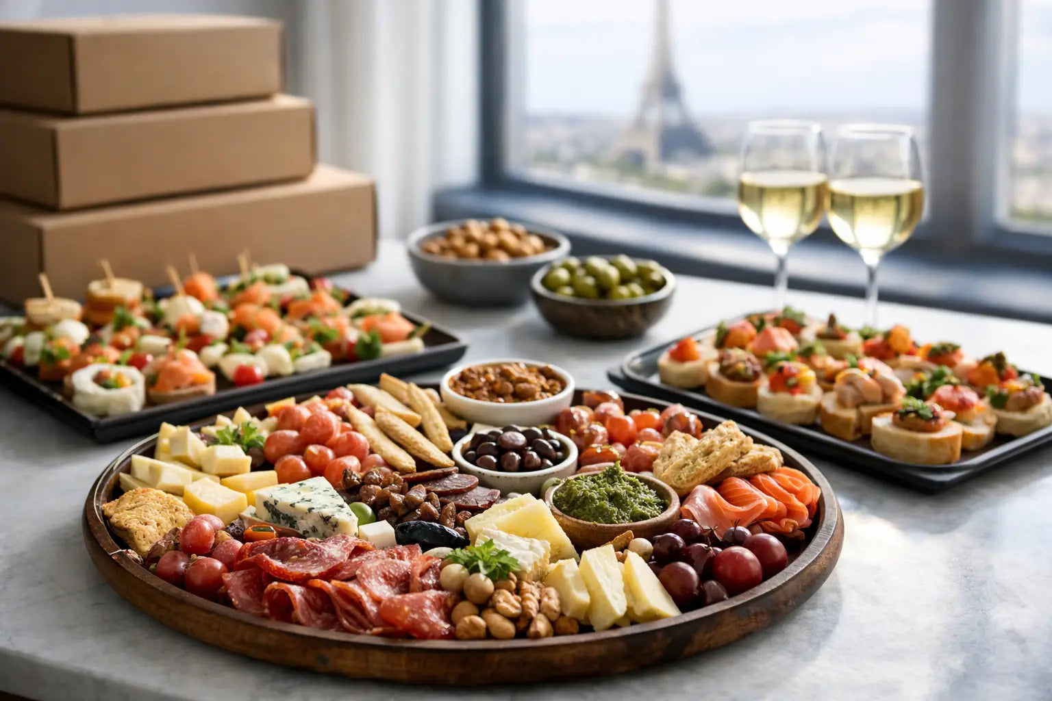 Plateau apéritif livraison à Paris : bien choisir