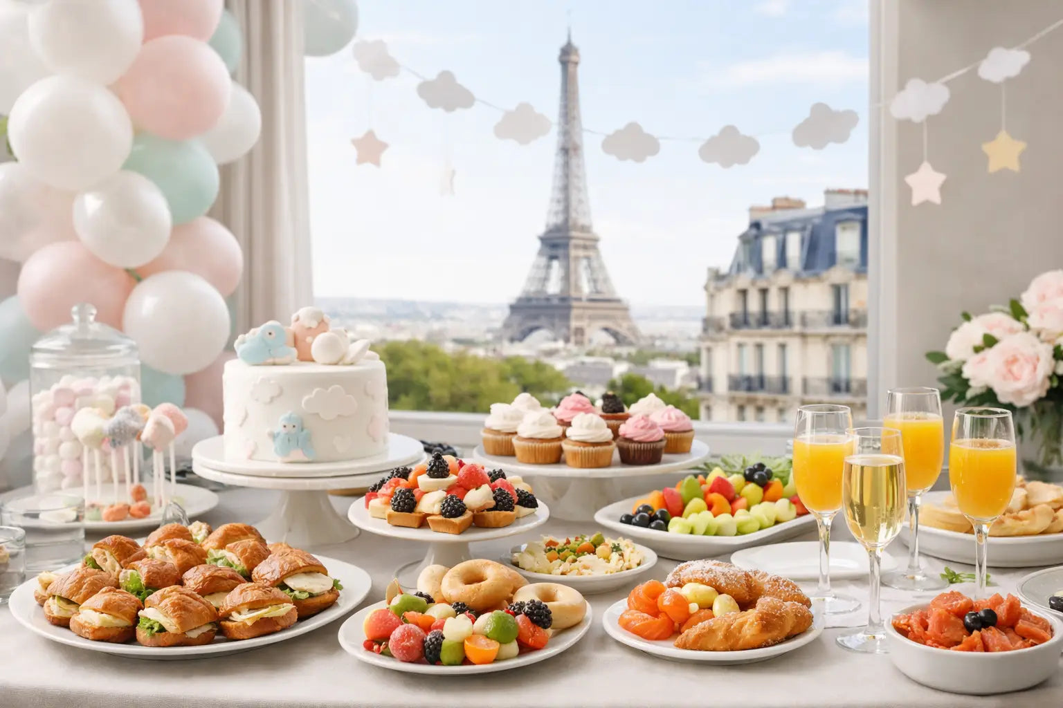Traiteur baby shower brunch à Paris