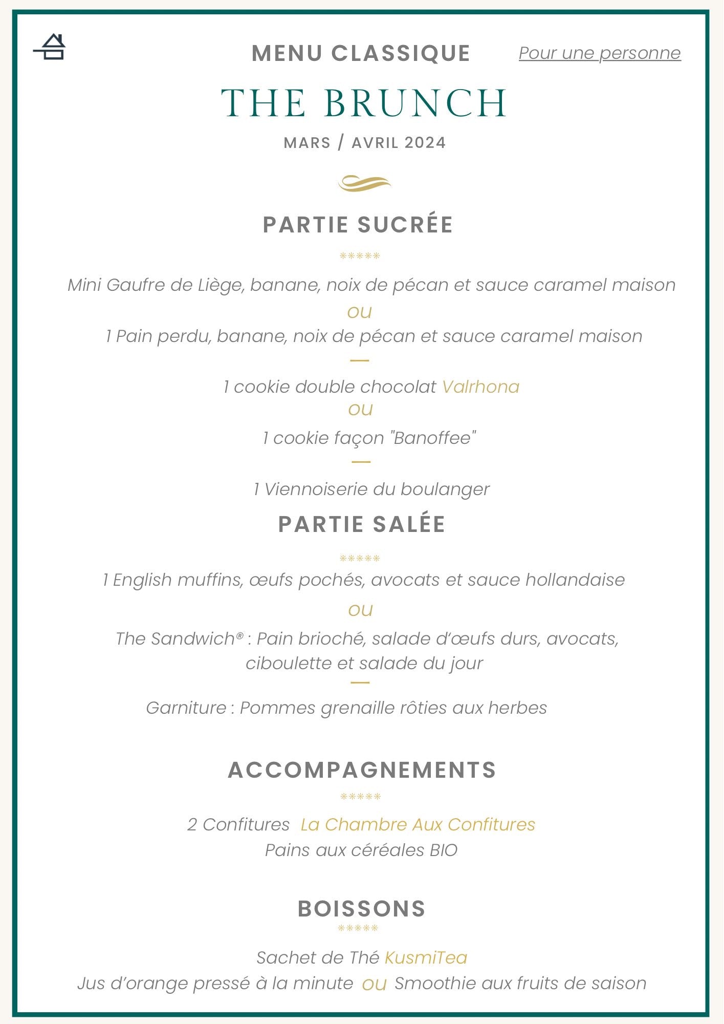 Boîte De Nourriture Classique | Coffret Individuel | The Brunch Paris