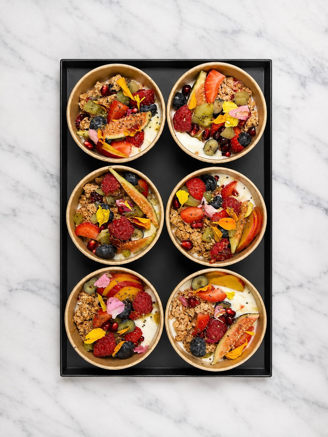 Demi plateau granola bowl aux fruits de saisons