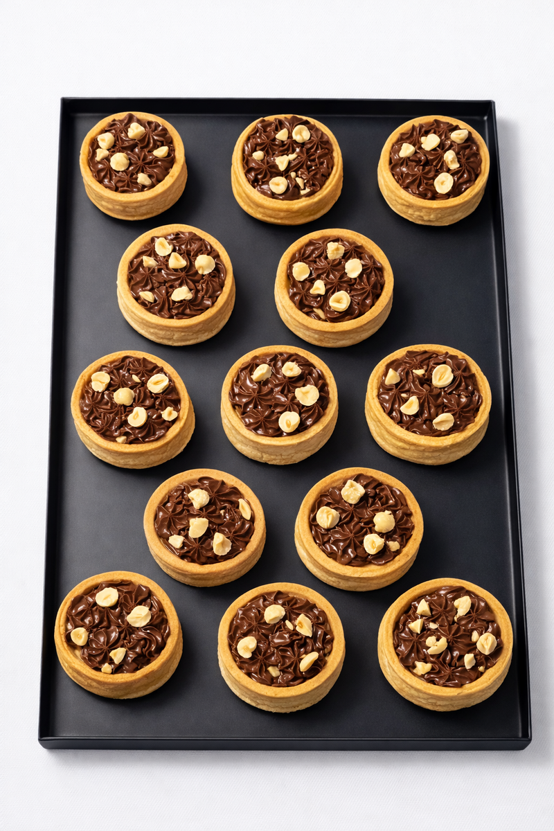 Chocolate, Hazelnut & Praline Tartlet Platter