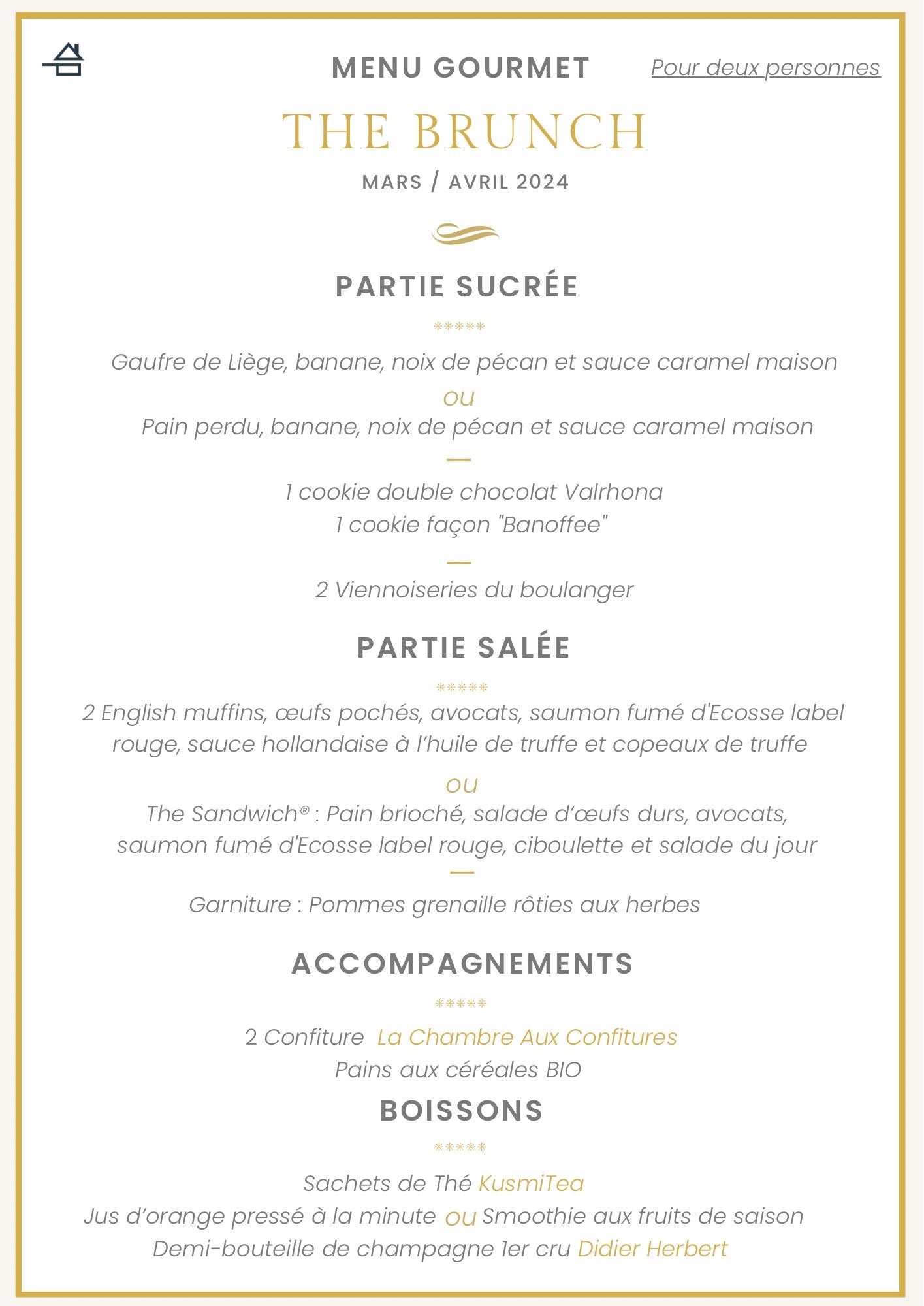 Brunch Gourmet Pour 2 Personnes | The Brunch Paris