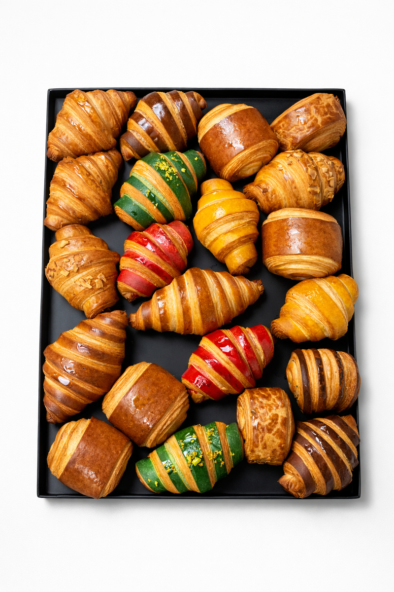 Plateau de viennoiseries AOP